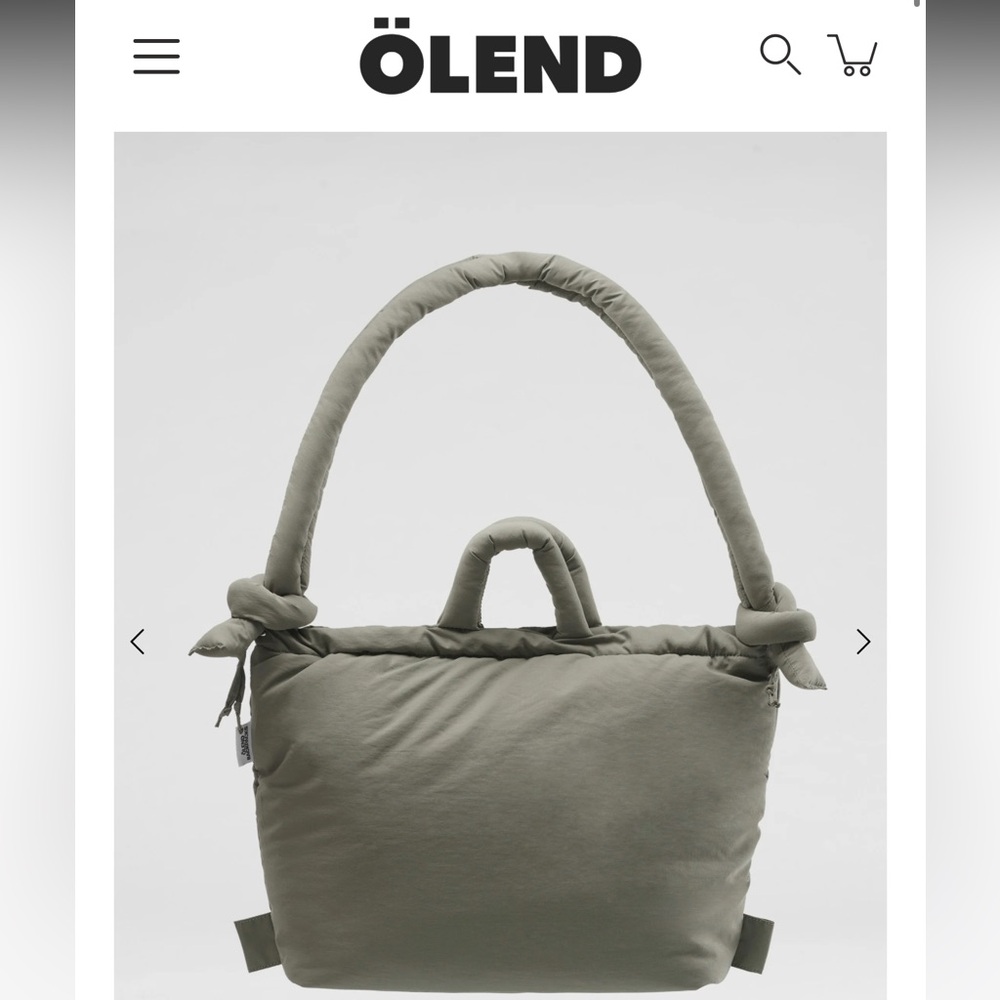 Olend Ona Soft Bag in Sage
